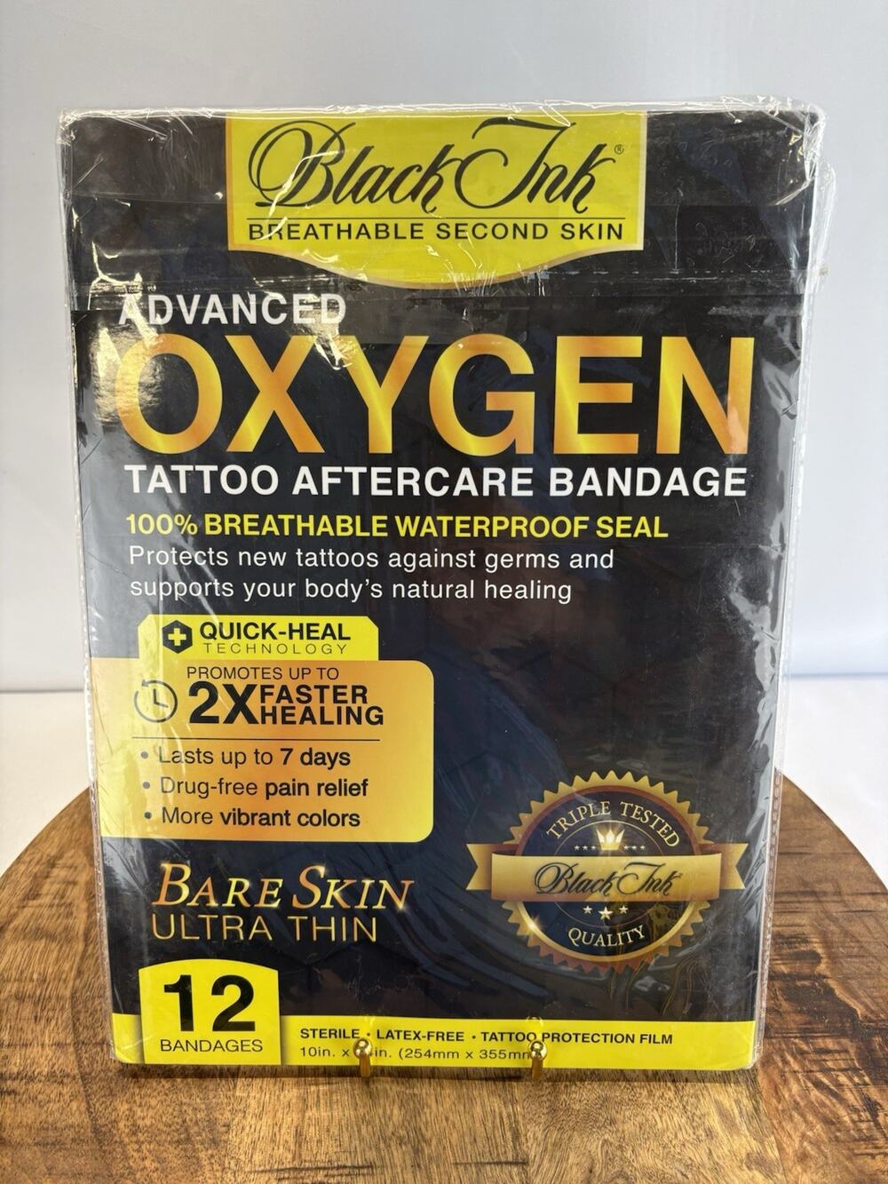 Oxygen Breathable Second Skin Tattoo Aftercare Bandage • 2X FASTER HEALING